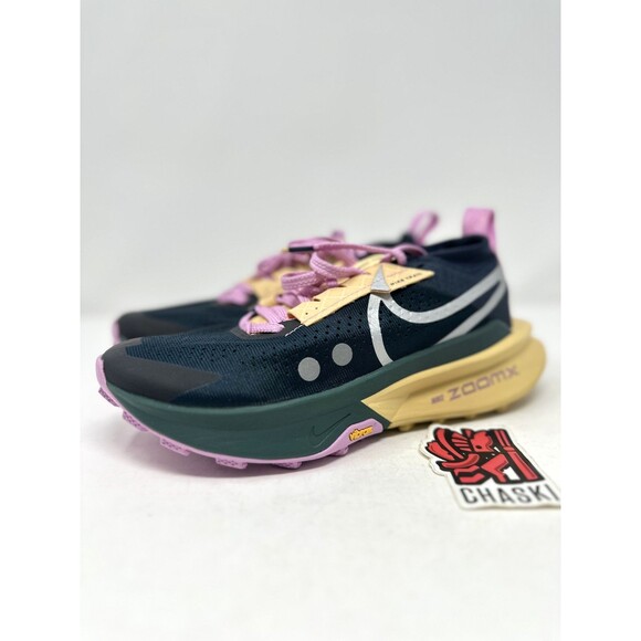 Nike Zoomx Zegama Trail 2 Running Shoes Navy FD5191-401 Women size 7 NEW - Picture 1 of 10